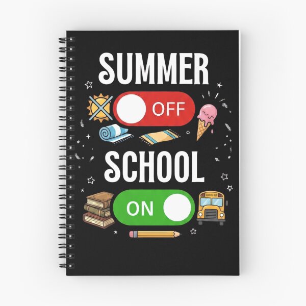 Item preview, Summer OFF School ON | Back to School Mode Switch designed and sold by UrbaneVibeCo.