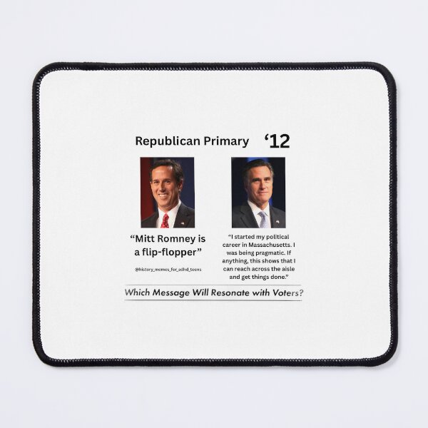 Item preview, Rick Santorum vs Mitt Romney designed and sold by history-memes.