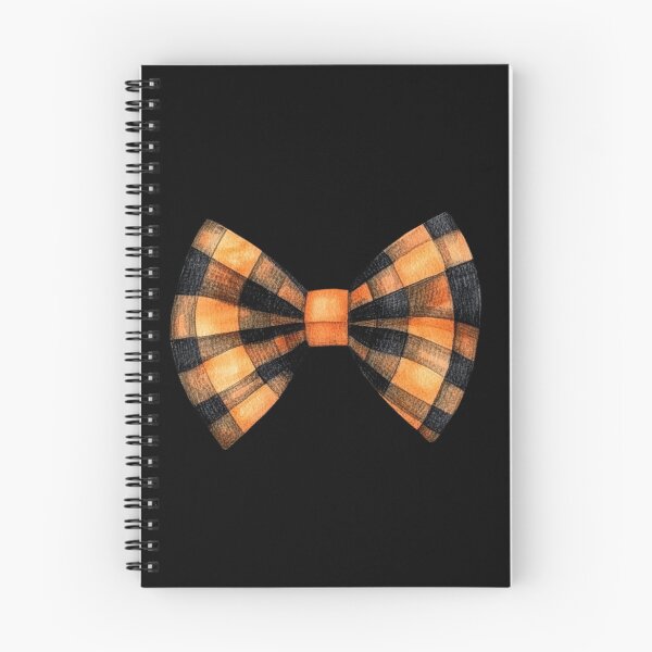 Item preview, Orange and Black Checkered Bow Tie designed and sold by foundthenat.