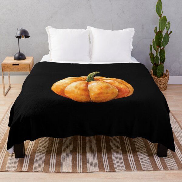 Item preview, Vibrant Pumpkin on Dark Background designed and sold by foundthenat.