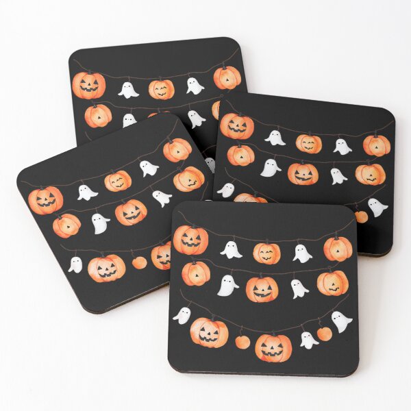 Item preview, Halloween Garland of Pumpkins and Ghosts designed and sold by foundthenat.