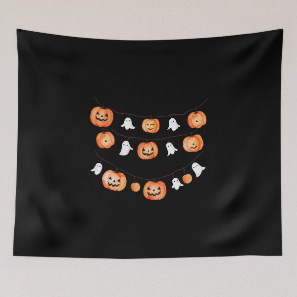 Item preview, Halloween Garland of Pumpkins and Ghosts designed and sold by foundthenat.