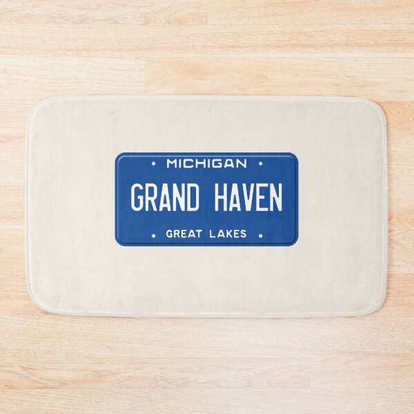 Item preview, Grand Haven License Plate Michigan designed and sold by goodvibesgreatlakes.