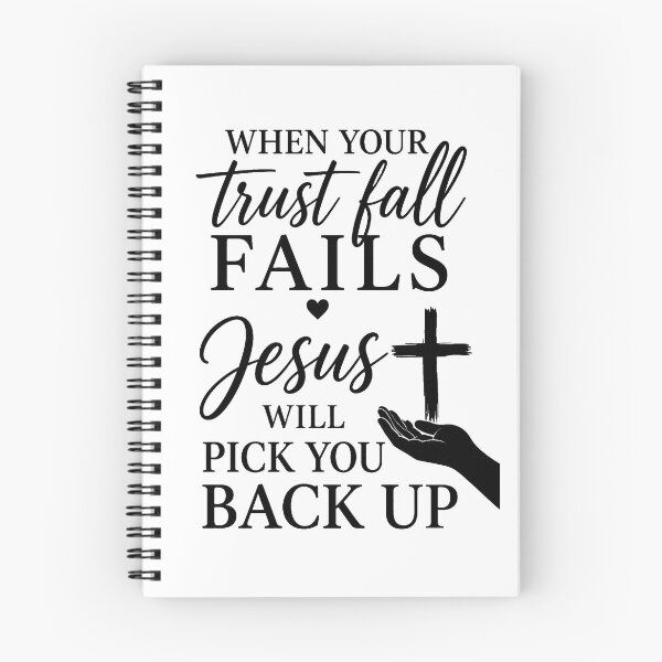 Item preview, trust fall jesus will pick you up  designed and sold by OCD_JESSICA.