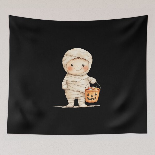 Item preview, Cute Mummy with Candy Bucket designed and sold by foundthenat.
