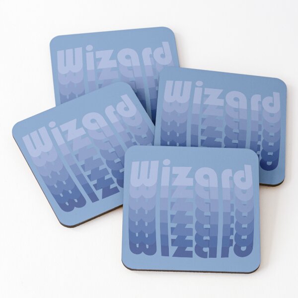 Item preview, Wizard – Blue Gradient Class Typography designed and sold by ttrpgist.