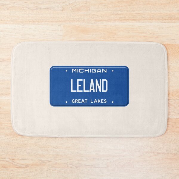 Item preview, Leland License Plate Michigan designed and sold by goodvibesgreatlakes.