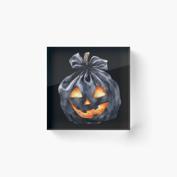 Item preview, Jack-o'-Lantern Trash Bag designed and sold by foundthenat.