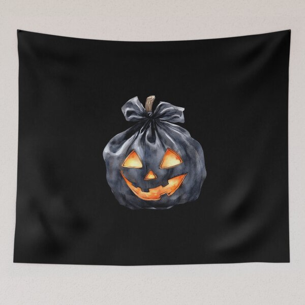 Item preview, Jack-o'-Lantern Trash Bag designed and sold by foundthenat.