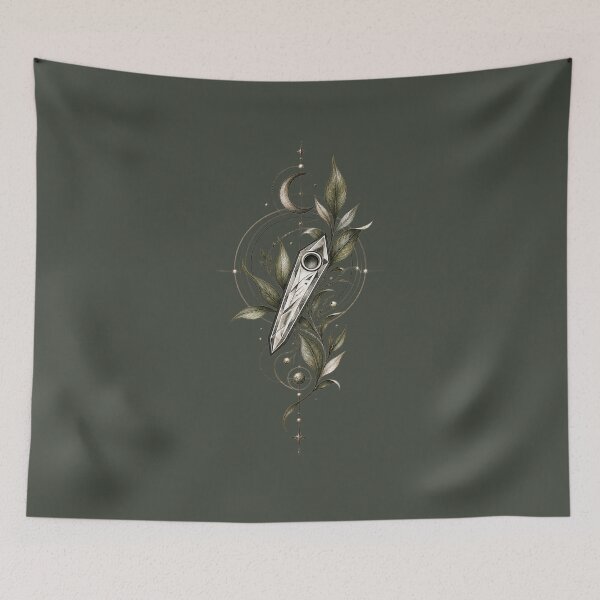 Item preview, Earthline Botanical Crystal Nature Line Art designed and sold by StoneOak.
