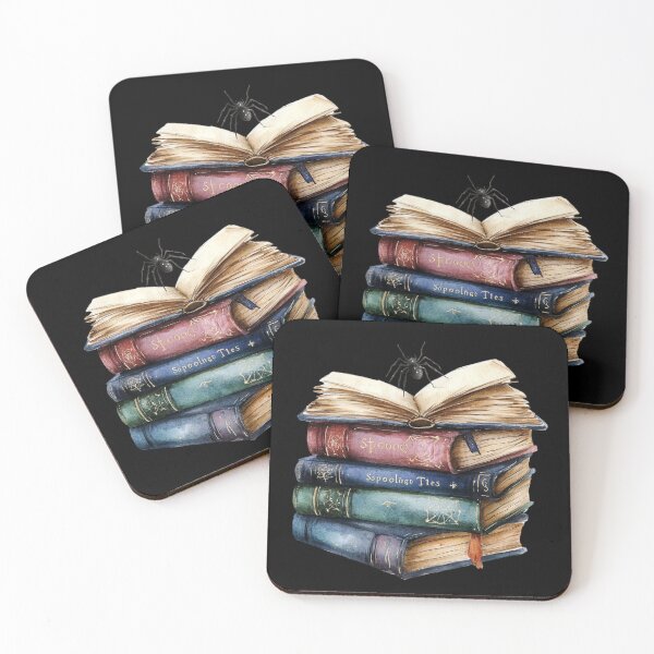 Item preview, Stack of Ancient Books with Spider designed and sold by foundthenat.