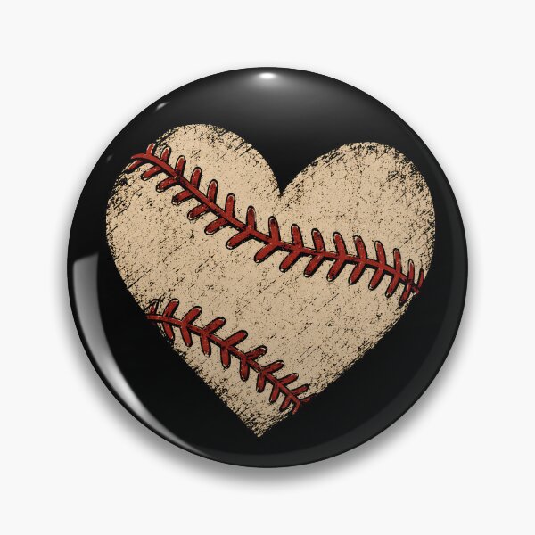 Item preview, Retro Vintage Baseball Heart Love designed and sold by Moizento.