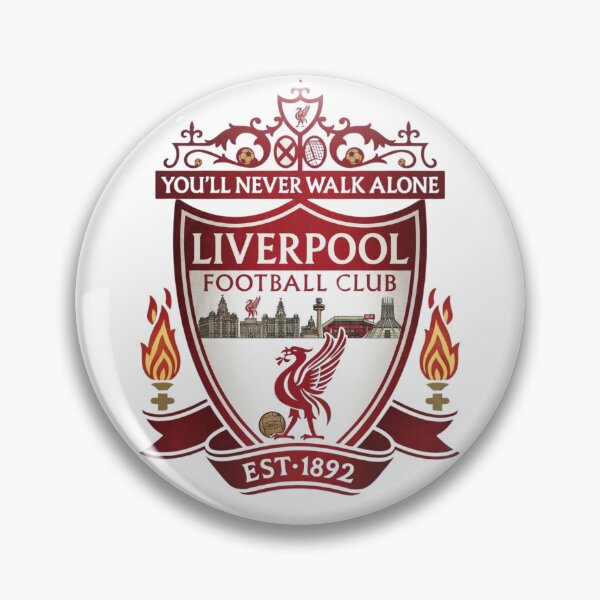 Item preview, Liverpool FC Crest and City Skyline Vintage Emblem Art designed and sold by annaarthk.