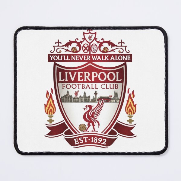 Item preview, Liverpool FC Crest and City Skyline Vintage Emblem Art designed and sold by annaarthk.