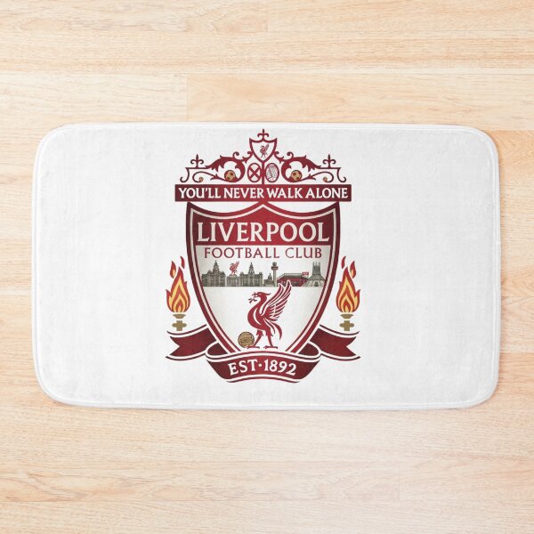 Item preview, Liverpool FC Crest and City Skyline Vintage Emblem Art designed and sold by annaarthk.
