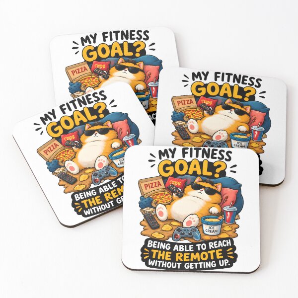 Item preview, My Fitness Goal Is Reaching Remote designed and sold by Social Battery Co..