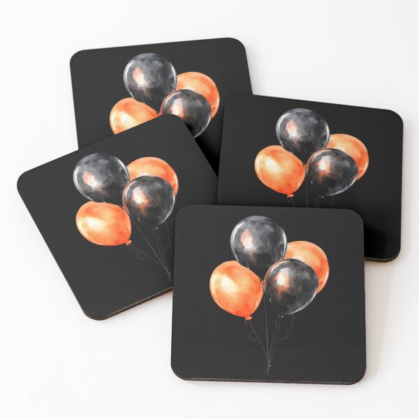 Item preview, Black and Orange Balloons designed and sold by foundthenat.