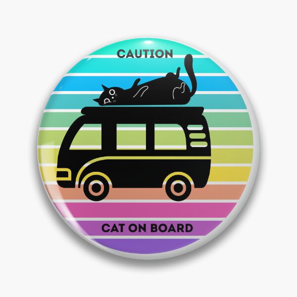 Artikelvorschau, Vanlife mit einer Katze entworfen und verkauft von ValeGraficArte.