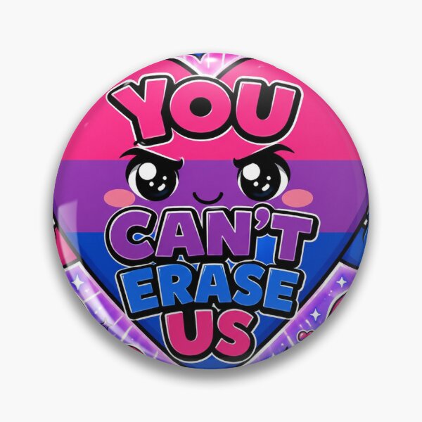 Item preview, You Can't Erase Us Bi Pride designed and sold by Left-Wing-Humor.