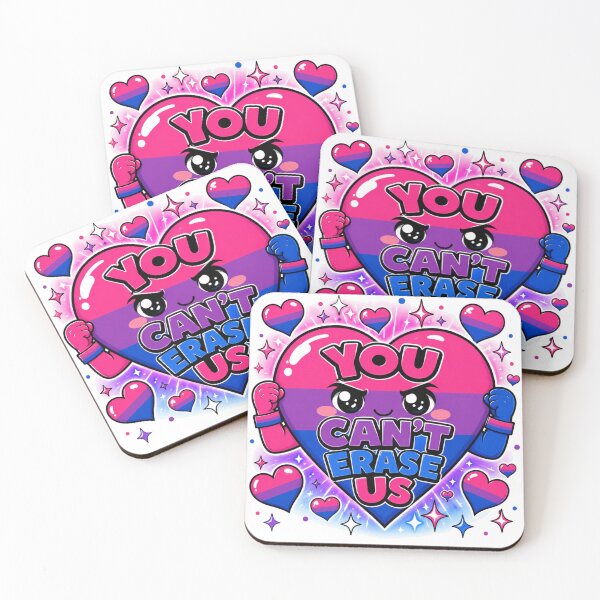 Item preview, You Can't Erase Us Bi Pride designed and sold by Left-Wing-Humor.