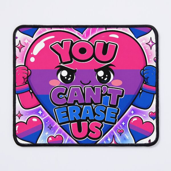 Item preview, You Can't Erase Us Bi Pride designed and sold by Left-Wing-Humor.