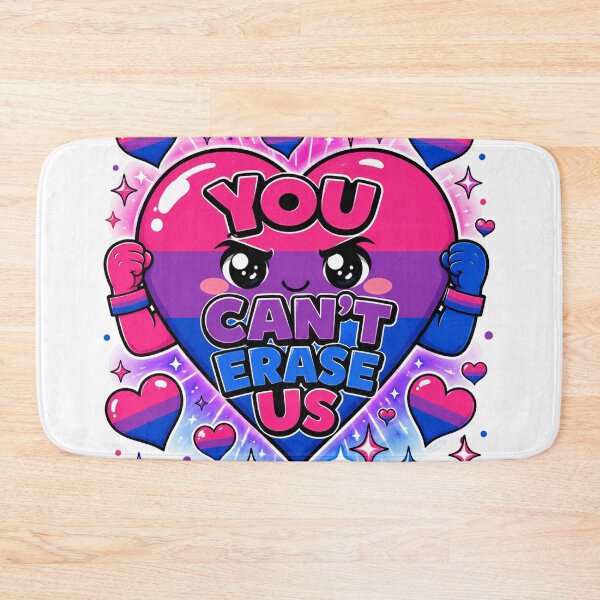 Item preview, You Can't Erase Us Bi Pride designed and sold by Left-Wing-Humor.
