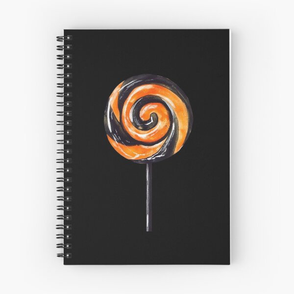 Item preview, Swirled Orange and Black Lollipop designed and sold by foundthenat.