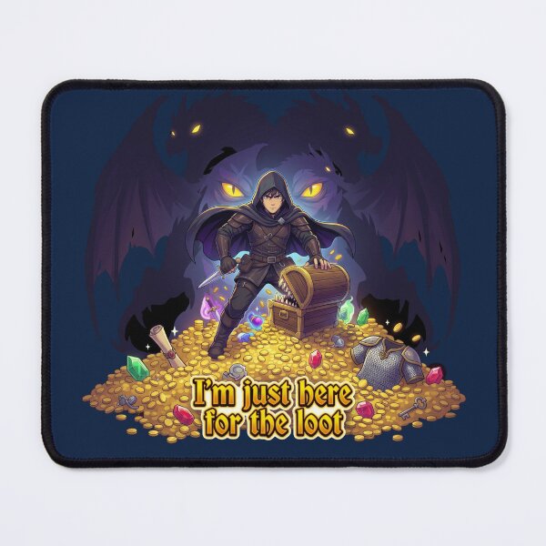Item preview, Im just here for the loot is all they said designed and sold by Parody-is-King.