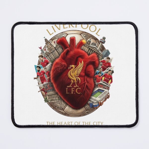 Item preview, Liverpool FC Heart of the City Players and Anfield Collage Art designed and sold by annaarthk.