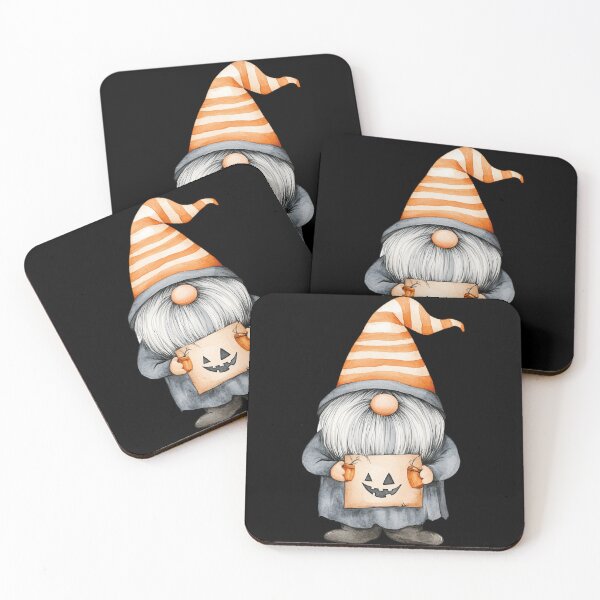 Item preview, Gnome with Pumpkin Sign designed and sold by foundthenat.