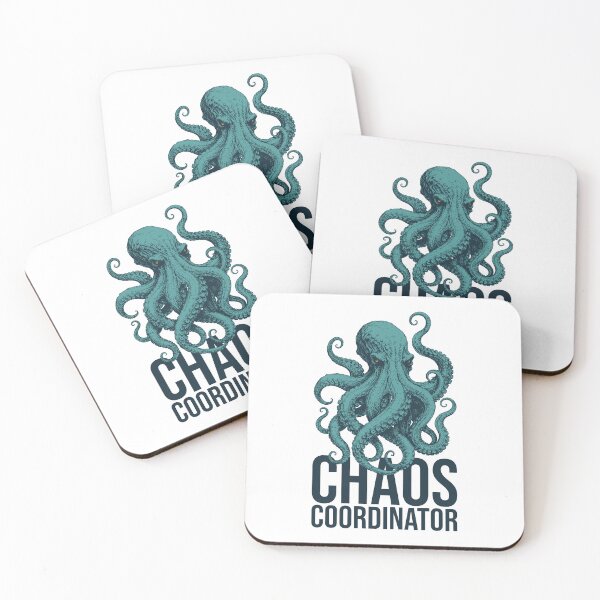 Item preview, Chaos Coordinator – Kraken Funny Sea Monster Design designed and sold by xndrlab.