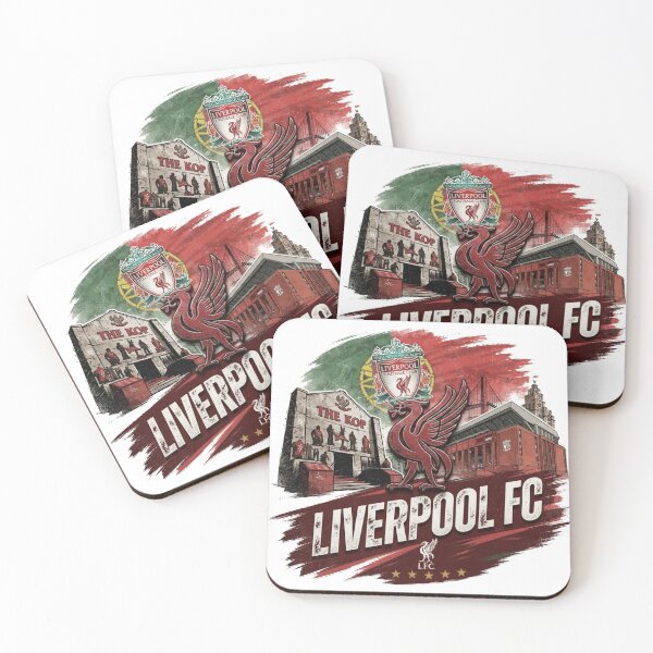 Item preview, Liverpool FC Crest and Anfield Stadium Vintage Collage Art designed and sold by annaarthk.