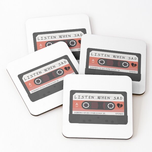 Item preview, Listen When Sad - Jonas Brothers Cassette Sticker designed and sold by midnitesnack.