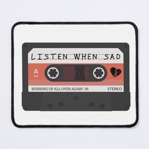 Item preview, Listen When Sad - Jonas Brothers Cassette Sticker designed and sold by midnitesnack.