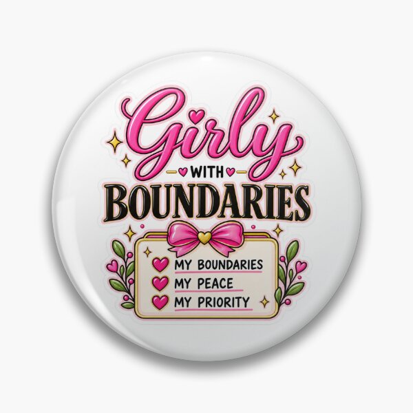 Item preview, Protect Your Peace – Healthy Boundaries Feminist Sticker for Women designed and sold by Northmoth Studio.
