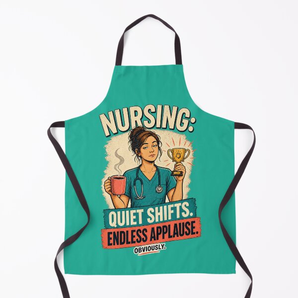 Artikelvorschau, Nursing Quiet Shifts Endless Applause – Lustiges Krankenschwester & Pflege Design entworfen und verkauft von SVox.
