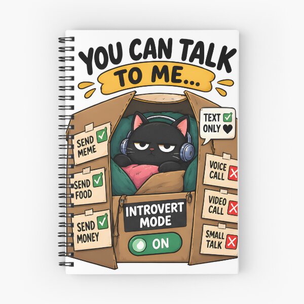 Item preview, Introvert Mode: Text Only Please designed and sold by Social Battery Co..