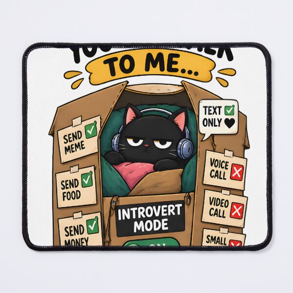 Item preview, Introvert Mode: Text Only Please designed and sold by Social Battery Co..