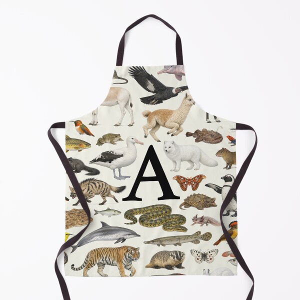 Item preview, Letter A Animal Alphabet Retro Identification Chart designed and sold by kakarikihill.