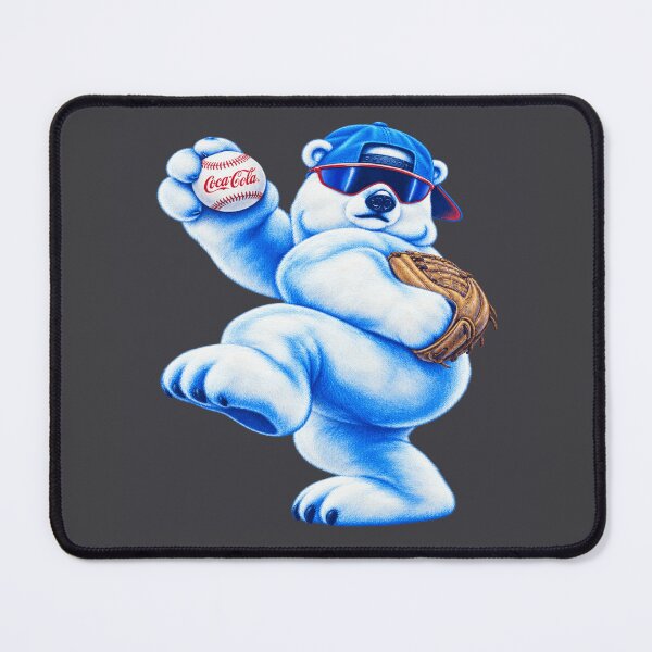 Item preview, Vintage Coca-Cola Polar Bear Baseball Fans designed and sold by POD DYNASTY | Original Print On Demand T-Shirt Graphics.
