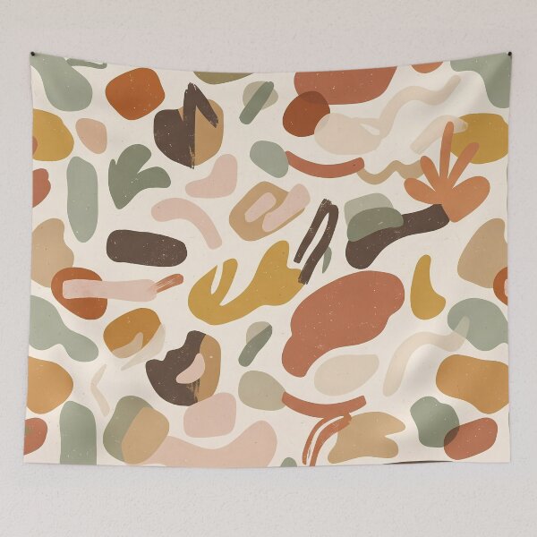 Item preview, Aesthetic Vintage Abstract Floral Seamless Pattern Art designed and sold by ART ATTACK ZONE.