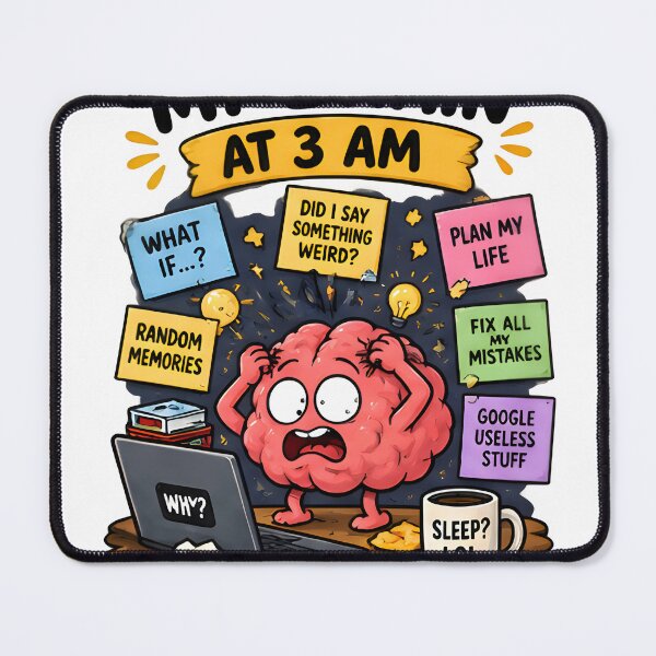 Item preview, My Brain At 3 AM designed and sold by Social Battery Co..