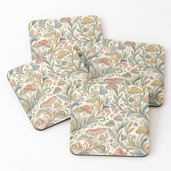 Item preview, 6 Aesthetic Vintage Abstract Floral Seamless Pattern Art designed and sold by ART ATTACK ZONE.