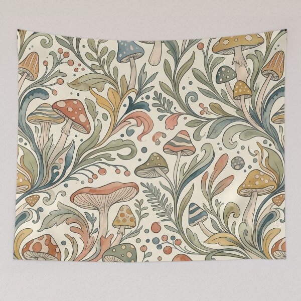 Item preview, 6 Aesthetic Vintage Abstract Floral Seamless Pattern Art designed and sold by ART ATTACK ZONE.