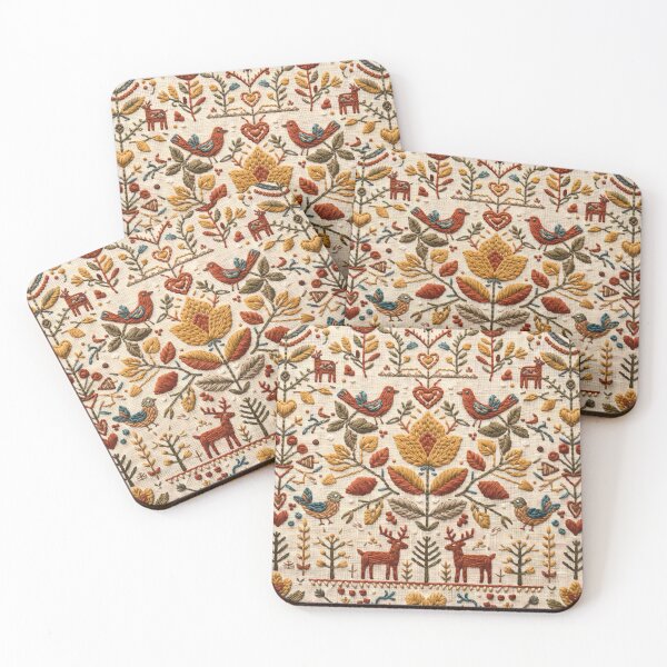Item preview, 9 Aesthetic Vintage Abstract Floral Seamless Pattern Art designed and sold by ART ATTACK ZONE.