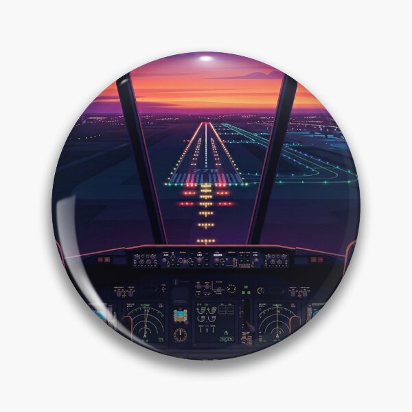 Item preview, Final Approach Golden Hour Cockpit View designed and sold by FinalApproach.