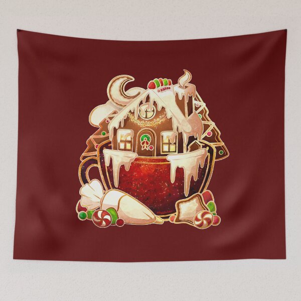 Item preview, Cozy Gingerbread Teacup designed and sold by heysoleilart.