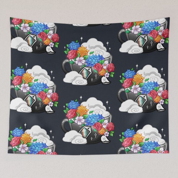 Item preview, Disability Pride Flag Teacup - Blossoming Together designed and sold by heysoleilart.
