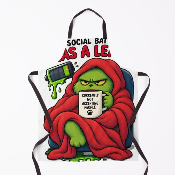 Item preview, My Social Battery Has a Leak designed and sold by Social Battery Co..