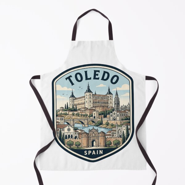 Item preview, Toledo Spain Vintage Travel Badge Skyline designed and sold by k3rstman1.
